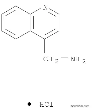 Molecular Structure of 1095661-17-8 (4-Quinolinemethanamine, hydrochloride (1:1))